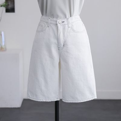 DAMONDE ハーフユニット バミューダステッチ 5分丈ハーフパンツ デンフ | amood(アムード) - 一