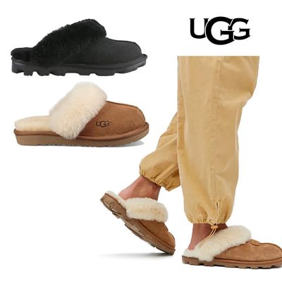 UGG ウールのスリッパ 2024 FW] アメリカ製 UGG コージー コケット ウールスリッパ 3種から1